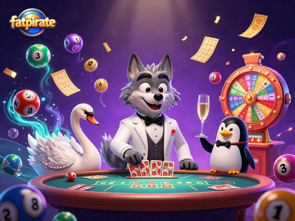Experience exhilarating gaming at FatPirate Casino with vibrant characters and thrilling game elements in action.