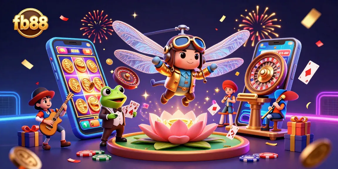Experience thrilling gameplay at fb88 with a vibrant online casino scene showcasing fun and excitement.